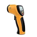 Dr.meter Non-Contact Digital Laser Infrared Thermometer Temperature Gun with Backlit Lcd Display