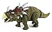 VT Dinosaur Century Triceratops Battery Operated Toy Dinosaur Figure w/ Realistic Movement, Lights and Sounds
