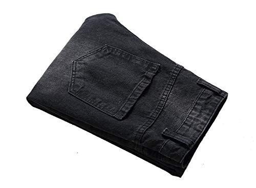 Baylvn Men's Ripped Distressed Destroyed Straight Slim Fit Jeans Skinny Casual Fashion Denim Pants