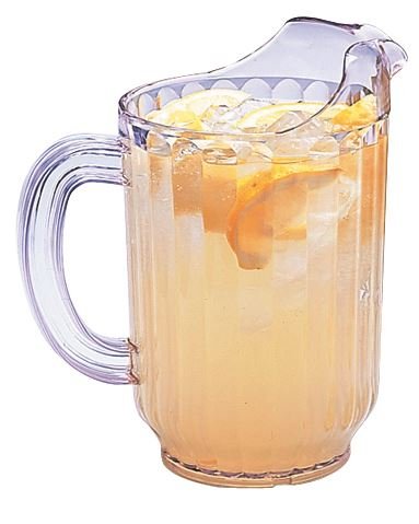 Genware NEV-5540-07 Pitcher PC, 60 oz., 1.8 L, Clear