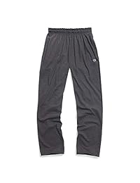 Campeón pantalón de jersey ligero con parte inferior abierta para hombre