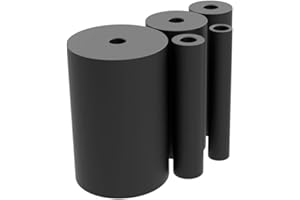 NXTUL 4.5” Sanding Rubber Drum Kit | 5-Piece Drum Set Contains 3”, 2”, 1.5”, 1” and .75” Drums
