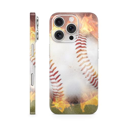Glossy Glitter Phone Skin Compatible with Apple iPhone 16 Pro - Fastball - Prem…