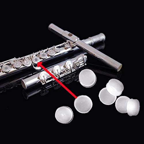 URlighting Silicone Flute Key Plugs (20 Pcs) - Universal Soft Rubber Open Hole Plugs Flutes Repair Parts Accessory, 7 X 3mm - Thumbnail 5