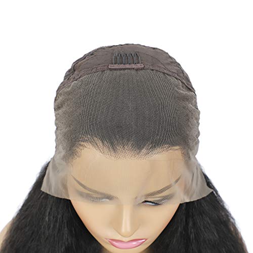FELICIA-13-X4-Black-Lace-Front-Wig-Kinky-Straight-Natural-Hairline-Heat-Resistant-Glueless-Synthetic-Lace-Wigs-is-Suitable-For-Black-Women-Density-180-wig-24-inches