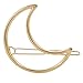 26PCS Gold Silvel Minimalism Hair Clips Dainty Feather Hollow Geometric Clasps Moon Triangle Circle Bow Infinity Hairpin Crown Star Cat Hair Barrettes for Girl Women with Thick Hair Styling (26 pcs)