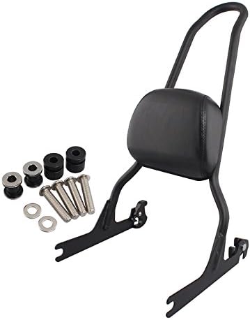 Rear One-Piece Detachable Tall Sissy Bar Backrest With Pad For Harley FLSTF FLSTFB FLSTFBS FLSTSE FXST FXSTB FXSTC FXSTS