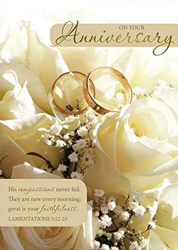 On Your Wedding Anniversary Religious Card Amazon Co Uk Kitchen Home