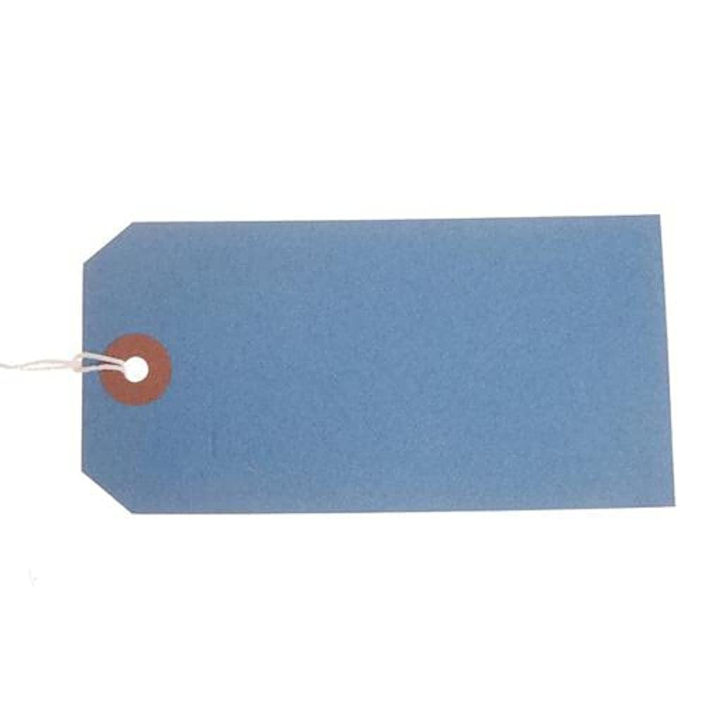ValueX Reinforced Coloured Strung Tag, 120x60mm, Blue, Pack of 1000
