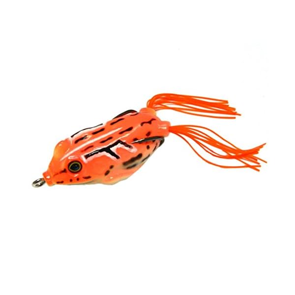 Laimeng6pcs-Frog-Snakeheads-Bait-Fishing-Lures-Bass-Soft-Bait
