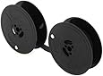 SMCO Typewriter Ribbon Twin Spool Black For Olympia Splendid 33 66 99 Traveller