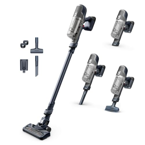 Rowenta X-Pert 6.60 Akkustaubsauger, 100 W Leistung, 45 Min Laufzeit, kabellos & beutellos, LED-Bürstenkopf, herausnehmbarer Akku, 0,55 l Behälter, in