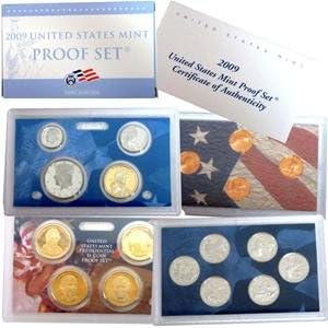 Proof Set in Original Box 2009 S 18 Coin Proof