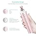 Pore Vacuum, Xpreen Blackhead Remover Wireless Charging Pore Cleaner with LED Lighting Fuction (Pink)