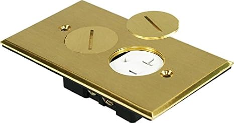 Orbit Flb R1g C Br Electric Floor Box Round Plug Type Cover Only