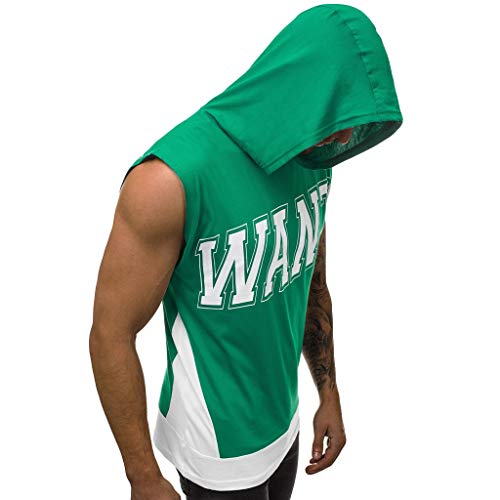 image for MIS1950s Men's Printed Hoodie Printing Funny T-Shirts Casual Cool Summ