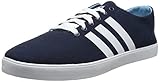 adidas NEO Men's Easy Vulcanized VS Lifestyle Skateboarding Shoe, Collegiate Navy/Running White/Argentina Blue, 11 M US