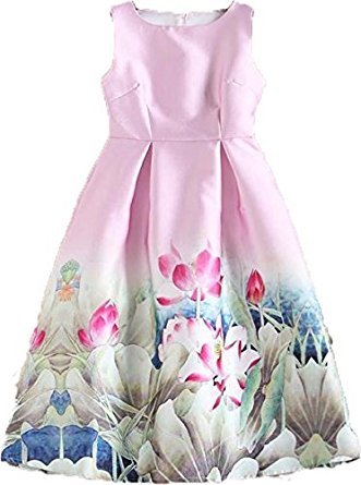 one piece dress in pink colour