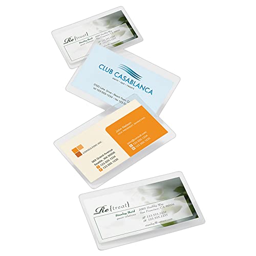 Office Depot® Brand Laminating Pouches, Business Card Size, 5 Mil, 2.56