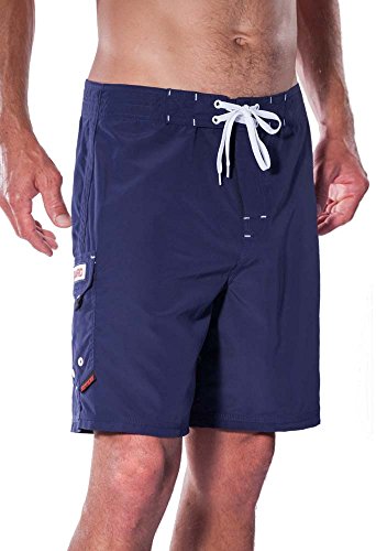 Maui Rippers Men's 19" Lifeguard Boardshorts With Guard Patch
