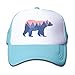Waldeal Bear Mountain Youth Toddler Mesh Hats Boys Girls Baseball Trucker Cap SkyBlue