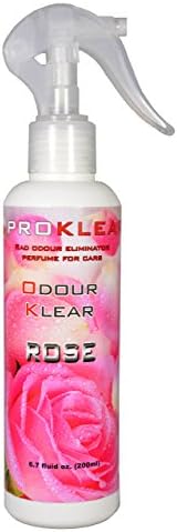 Proklear PRKOK200R Ok Odour Klear Rose Perfume - Permanent Bad Odour Remover For Cars, Helmets Etc., 200Ml Pack