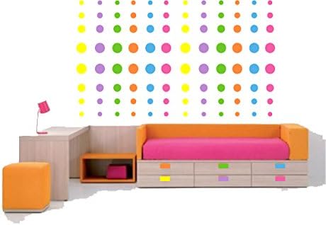 Pop Dots Multicolored/Dot Wall Decals/Stickers