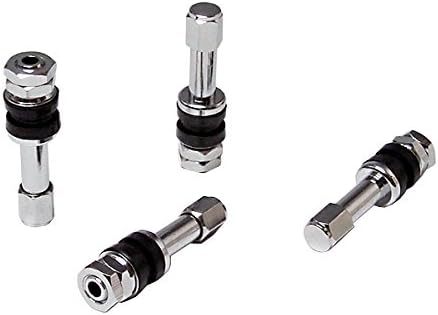 Amazon 内締 アルミホイール用セミロングバルブ全長51mm4本セット チューブレスバルブ交換 国産品 中古アルミホイール アルミホイル購入したなら交換 エアバルブキャップ 車 バイク