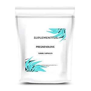 Pregnenolone 100mg Capsules Natural Supplement – Suplementtus UK Manufactured (120)