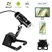 NewXY USB microscope, Digital microscope with foldable stand,Real 2MP Sensor 25X to 600X 8 LED USB Digital Handheld microscope,Compatible with Windows xp/vista/7/8/10 Android Mac Linux (N0001)