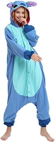 Es Unico Lilo and Stitch Onesie Costume Adults & Teens. Mens & Womens Halloween Kigurumi