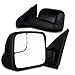 SCITOO Towing Mirrors fit for Dodge for Ram Exterior Accessories Mirrors fit 02-08 for Ram 1500 03-09 for Dodge for Ram 2500 3500 Blind spot mirror Telescoping Features (02-08 power heated mirrors)