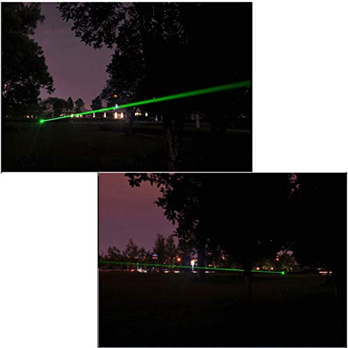 Aluvor Green Light Pointer, Rechargeable High Power Visible Beam with Adjustable Focus for Outdoor Hunting Hiking Camping (Green) - Thumbnail 6