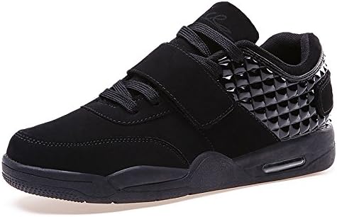 Resonda 2017 Unisex Men Women Fashion Flat Hoop and Look Athletic Sport Basketball Running Sneaker Skate Shoes,black,us8.5