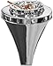 Contemporary Chrome Self Cleaning Floor Stand Ashtray #A41