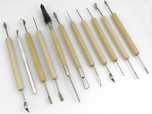 Best Choose NEW 11pc Clay Sculpting Set Wax Carving Pottery Tools Shapers Polymer Modeling