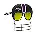 Rico Industries SUN0701 Ravens Novelty Sunglasses, One Size, Black