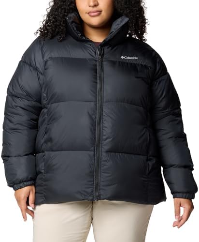 Chaqueta Puffect II con Cremallera Completa para Mujer, Negro, L