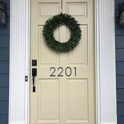 5 inch Modern House Numbers, w/Easy to install