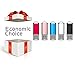 8 GB USB Flash Drive 5 Pack Memory Sticks for Computers 5 PCS of USB2.0 8GB USB with Bright Led Indicator Light by Imphomius (Black,Red,Blue,Rose Gold, Silver 8GB, 5 Mixed Colors)