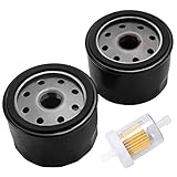 49065-7007 Oil Filter for Kawasaki FR691V FR651V FX600V FR730V FR541V FR600V FX600V FS730 FX600v FS451V FS481V FS691V FS651V 4 Cycle Engine FB460V FC420V FC540V FD501D FD590V with Fuel Filter