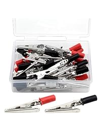 WMYCONGCONG Juego de cables de prueba con pinzas de cocodrilo y plátano a juego de cables de prueba de cocodrilo grande y pinza de cocodrilo de 3 tamaños