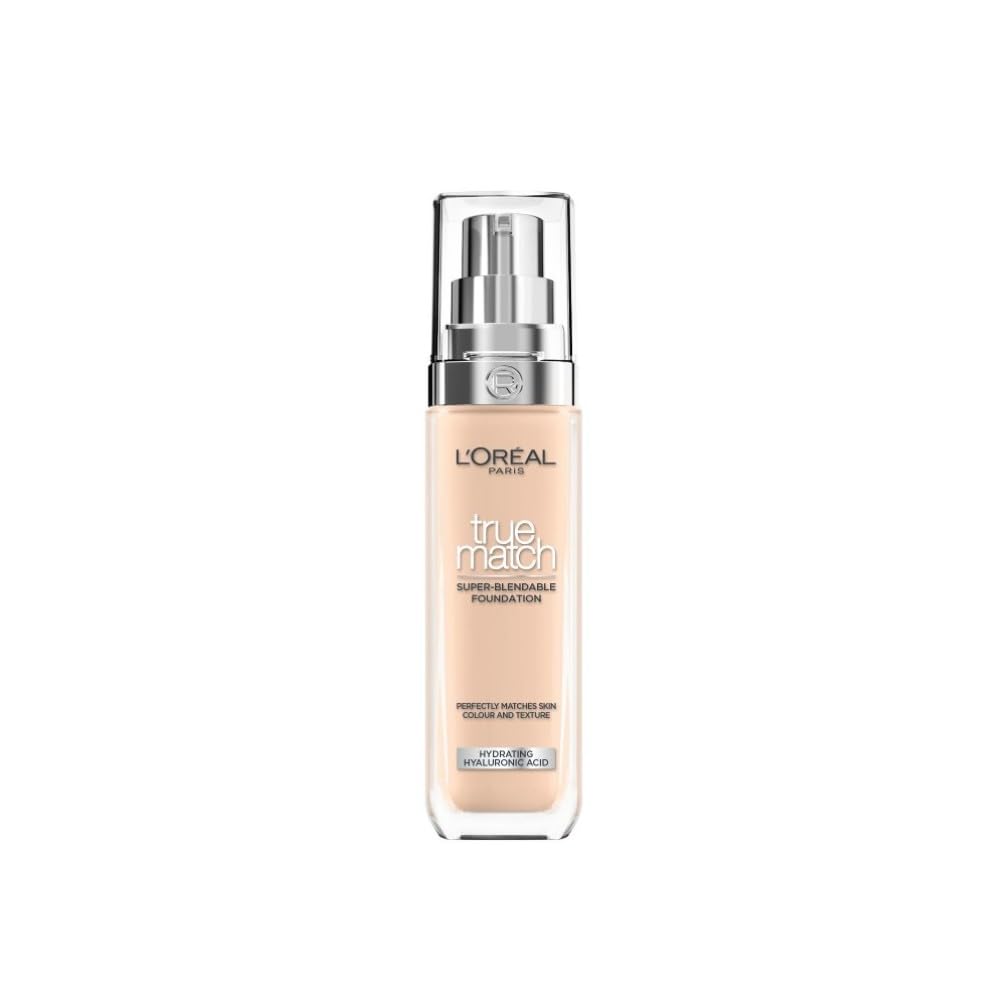 L'Oreal Paris Foundation True Match Liquid Foundation 2C with Hyaluronic Acid & SPF 16 30ml