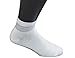 Yomandamor Men's 6 Pairs Combed Cotton Diabetic Ankle Socks with Seamless Toe and Non-Binding Top