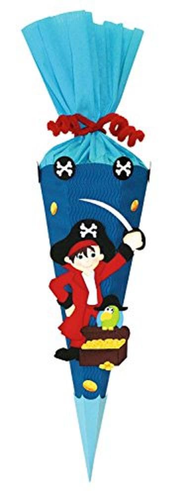 Ursus 9860009 School Cone Craft Set, Mini Pirate, Hexagonal, 41 cm