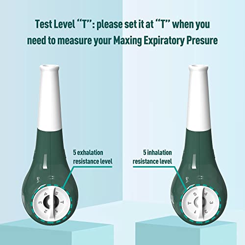 Nascool Breathing Exercise Device for Lungs W/ Storage Case, Lung