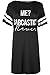 Oops Outlet Women's Me Sarcastic Never PJ Shirt Top Baggy Tunic Night Dresses