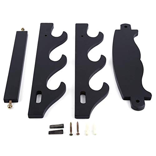 Sword Holder, Three-Tier Samurai Sword/Flute Katana Wall Mounted Bracket Holder Hanger Display Parts for Home