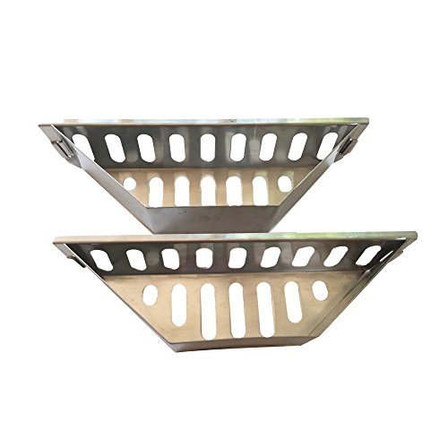 Quality Grill Parts Heavy Duty Stainless Steel Charcoal Baskets for