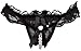 Alinfu Women Sexy lace lingerie Open Crotch Thong G Strings With Pearl Massage Black